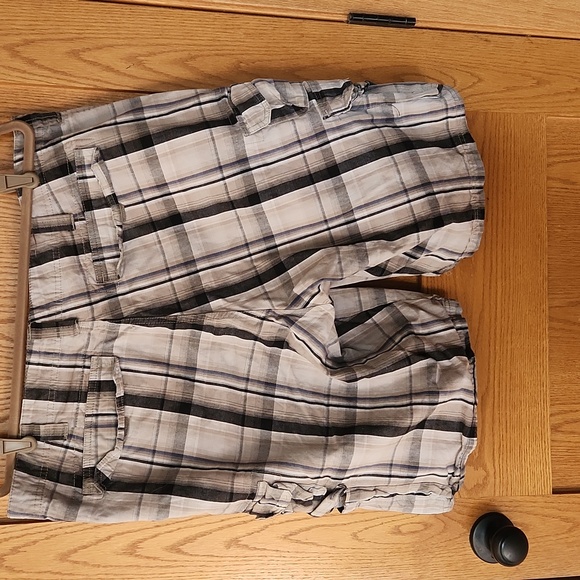 Lee Dungarees Mens Plaid Shorts - Picture 2 of 4